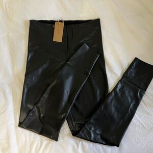 Joie Size medium faux leather pants